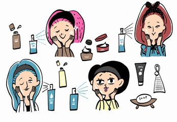 4 Types of Women's Skin Care