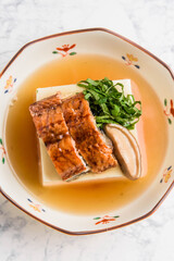 うなぎ豆腐の餡かけ