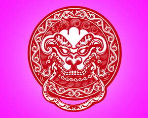 vector illustration of a skull