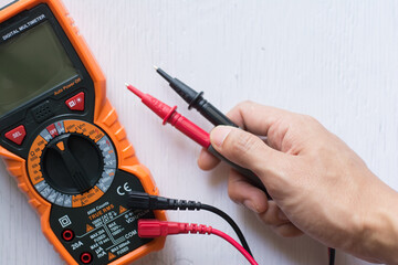 A multi meter or a multi-tester is an electronic measuring instrument. A typical multi meter can...