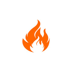 fire flames icon vector symbol illustrations isolated white background