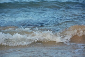 waves on the beach