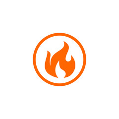 fire flames icon vector symbol illustrations isolated white background