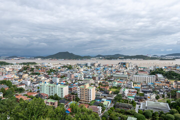 Mokpo city ocean view