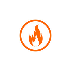 fire flames icon vector symbol illustrations isolated white background