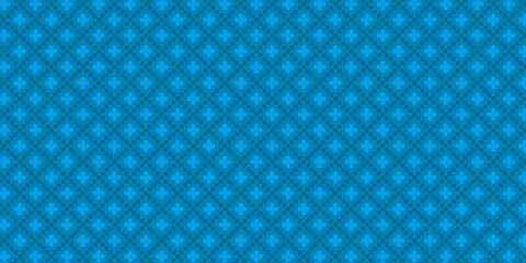 互い違いに配置された十字形の繰り返しによる幾何学パターン