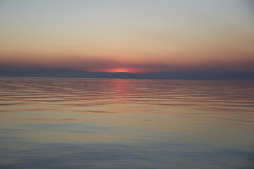 Obraz premium Sunset from Thessaloniki, 