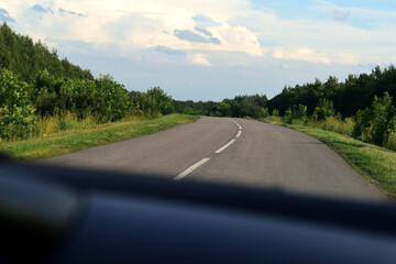road among the plains of Russia