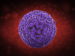 violet cancer cell
