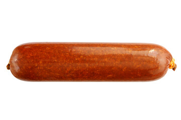 Turkish sausage baton sucuk isolated