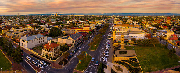 panorama of the old town of Semaphore