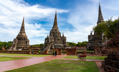 Fototapeta premium Thailand Ayutthaya Temples & Ancient Ruins