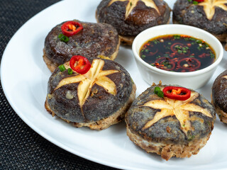 Korean food : Pyogobeoseotjeon. Korean ritual food usually eaten on holidays.