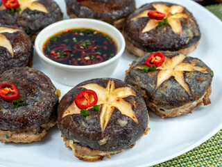 Korean food : Pyogobeoseotjeon. Korean ritual food usually eaten on holidays.