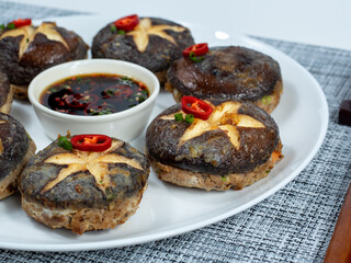 Korean food : Pyogobeoseotjeon. Korean ritual food usually eaten on holidays.