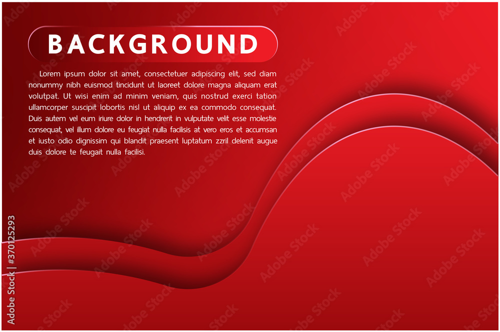 Poster red background vector lighting effect graphic for text and message board design infographic.