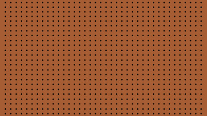 black dot with brown background
