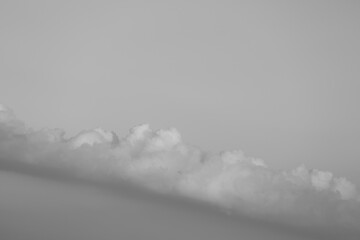 Fototapeta premium dark gray dramatic sky with large clouds