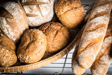 brown artisan organic brown bread