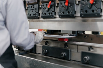 worker working in factory