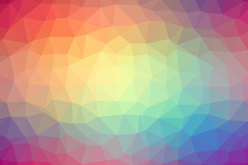 Fototapeta premium Abstract triangle background. Modern geometric wallpaper. Vector illustration