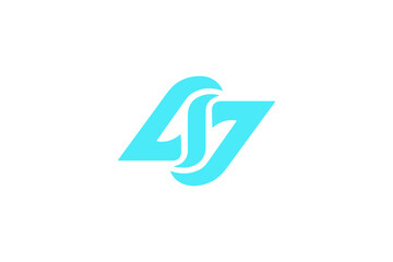 Flat minimal logo for your company