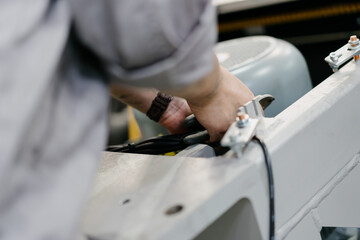 worker working in factory	