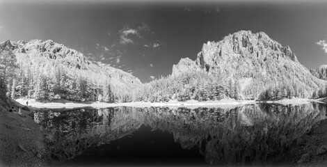 Grüner See - Steiermark - Infrarotfotografie - SW