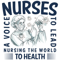 Nurse A Voice To Lead Nurses old To Health T Shirts