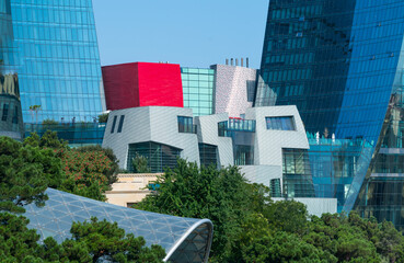 Flame Towers, Baku City, Azerbaijan, Middle East