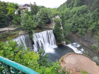 Obraz premium waterfall in the forest