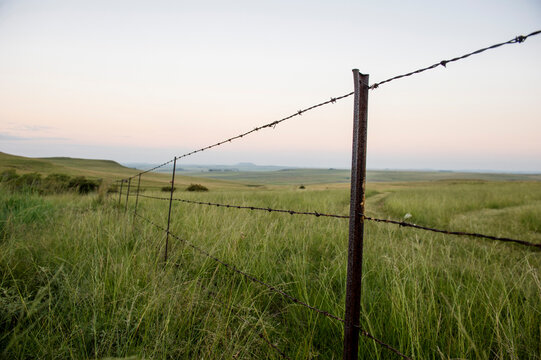 A farm where people hike in the Free State in South Africa
