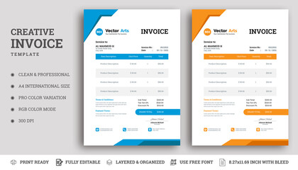 Invoice Design Template