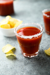 Traditional Bloody Mary cocktail