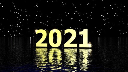 Happy new year 2001 background