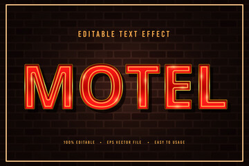 Printdecorative motel Font and Alphabet vector