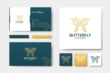 minimalist business card design template .