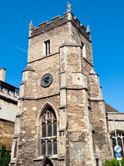 Fototapeta na wymiar St Botolph's Parish Church Cambridge Cambridgeshie England UK built around 1350 and dedicated to the patron saint of travellers which is a popular tourism travel destination visitor landmark