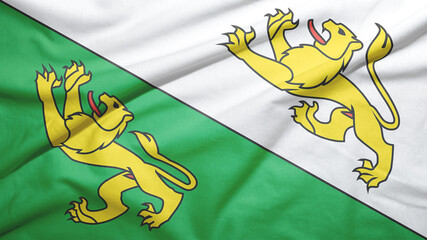 Thurgau canton of Switzerland flag
