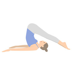 Vector illustration of yoga pose