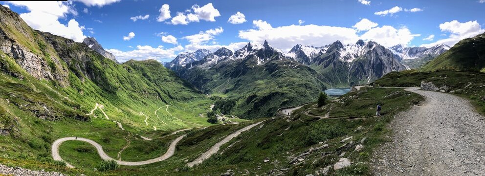 panorama of the mountains