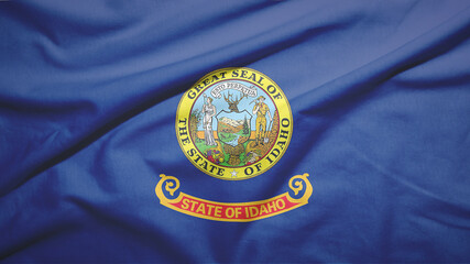 Idaho state of United States of United States flag