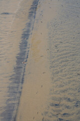 A small river found in the sea with small fish