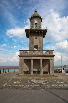 The Beach Lighthouse, or Lower Light, in Fleetwood, Lancashire, UK