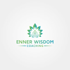 Inner Wisdom Coaching logo design template idea and inspiration