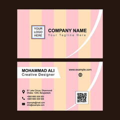 Classic business card template