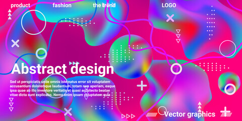 Modern design poster