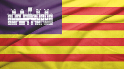 Balearic Islands of Spain flag