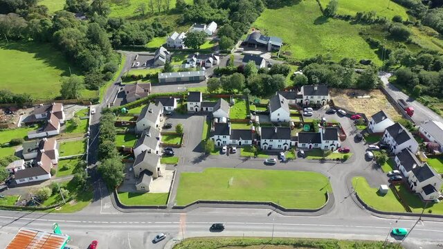Aerial view of Bruckless in County Donegal - Ireland