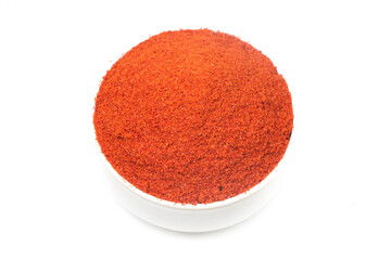 indian spices isolated on white background.